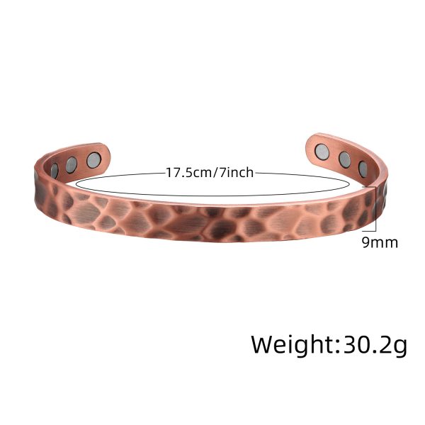 Bio Magnetic Copper Therapy Bangle with 6 Ultra Strength Magnets - Image 5