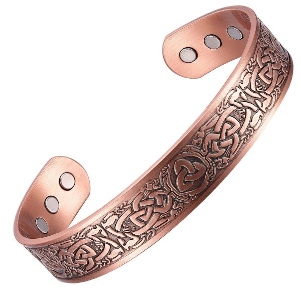 Bio Magnetic Copper Therapy Bangle with 6 Ultra Strength Magnets - Image 3