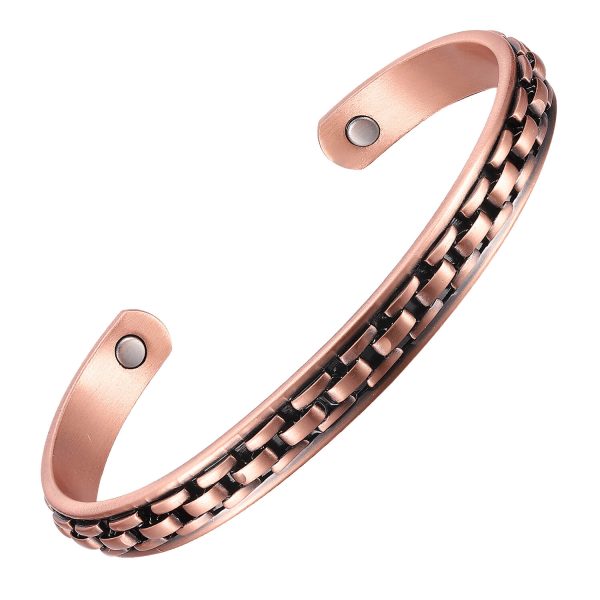 Bio Magnetic Copper Therapy Bangle with 2 Ultra Strength Magnets