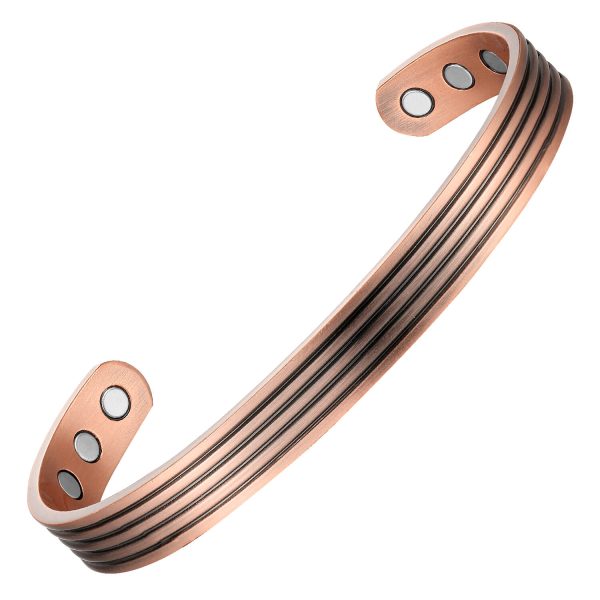 Bio Magnetic Copper Therapy Bangle with 6 Ultra Strength Magnets