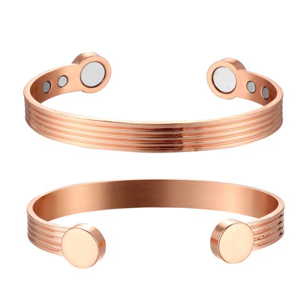 Bio Magnetic Copper Therapy Bangle with 6 Ultra Strength Magnets - Image 3