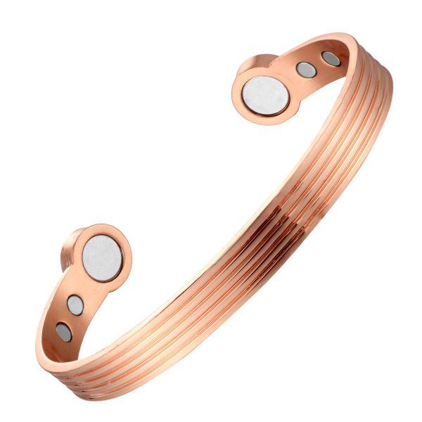 Bio Magnetic Copper Therapy Bangle with 6 Ultra Strength Magnets