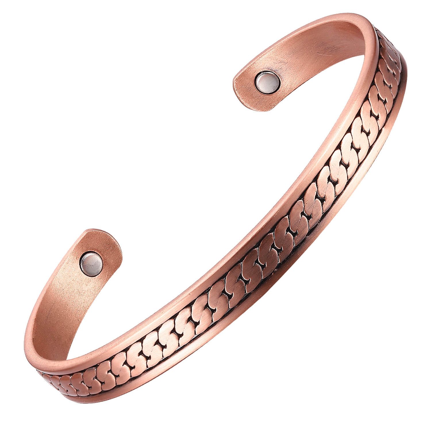 Bio Magnetic Copper Therapy Bangle with 2 Ultra Strength Magnets