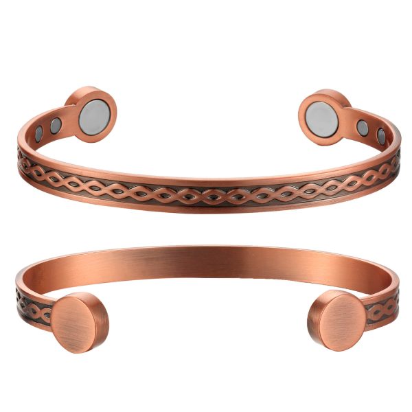 Bio Magnetic Copper Therapy Bangle with 6 Ultra Strength Magnets - Image 4