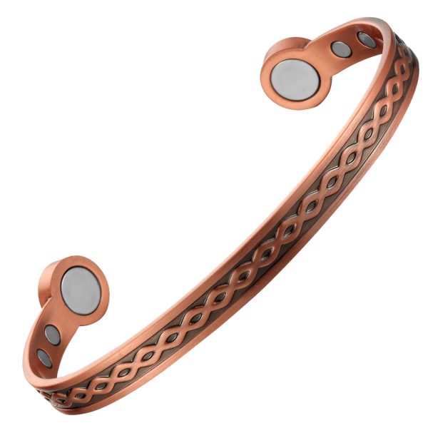 Bio Magnetic Copper Therapy Bangle with 6 Ultra Strength Magnets