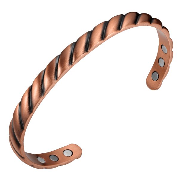 Bio Magnetic Copper Therapy Bangle with 6 Ultra Strength Magnets - Image 4