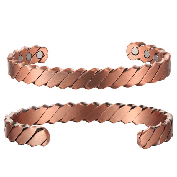 Bio Magnetic Copper Therapy Bangle with 6 Ultra Strength Magnets - Image 3