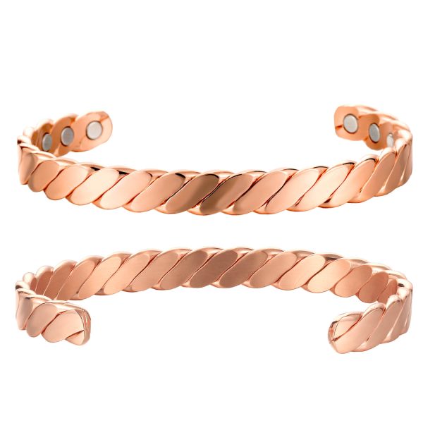 Bio Magnetic Copper Therapy Bangle with 6 Ultra Strength Magnets - Image 3