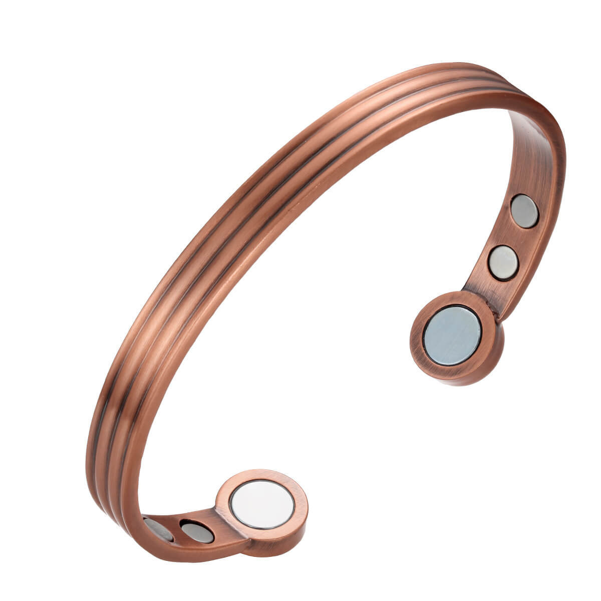 Bio Magnetic Copper Therapy Bangle with 6 Ultra Strength Magnets