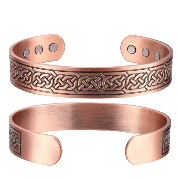 Bio Magnetic Copper Therapy Bangle with 6 Ultra Strength Magnets - Image 3