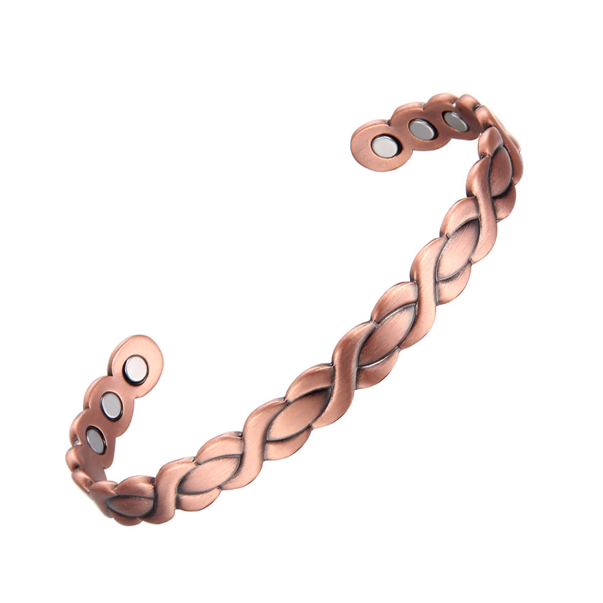 Platted Copper Therapy Bracelet - Magnetic Therapy Bracelet for Arthritis M15