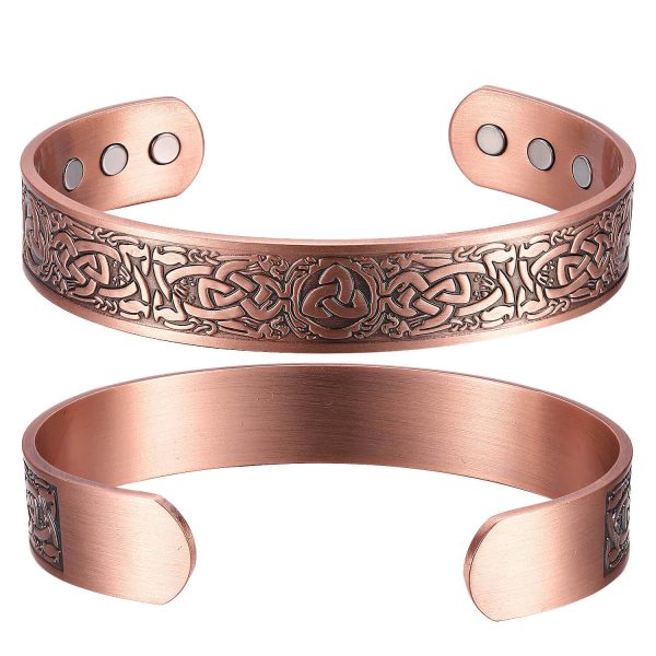 Bio Magnetic Copper Therapy Bangle with 6 Ultra Strength Magnets - Image 4